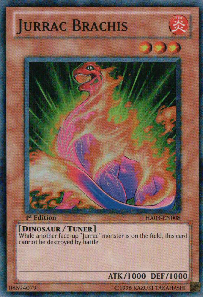 Jurrac Brachis [HA03-EN008] Super Rare Yu-Gi-Oh!