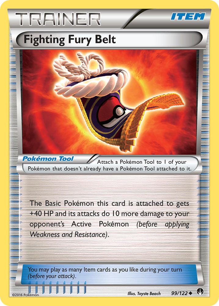 Fighting Fury Belt (99/122) [XY: BREAKpoint] Pokémon