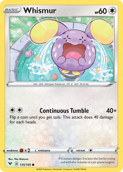 Whismur (135/185) [Sword & Shield: Vivid Voltage] Pokémon