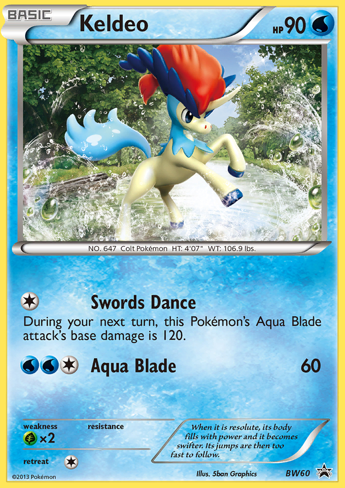 Keldeo (BW60) [Black & White: Black Star Promos] Pokémon