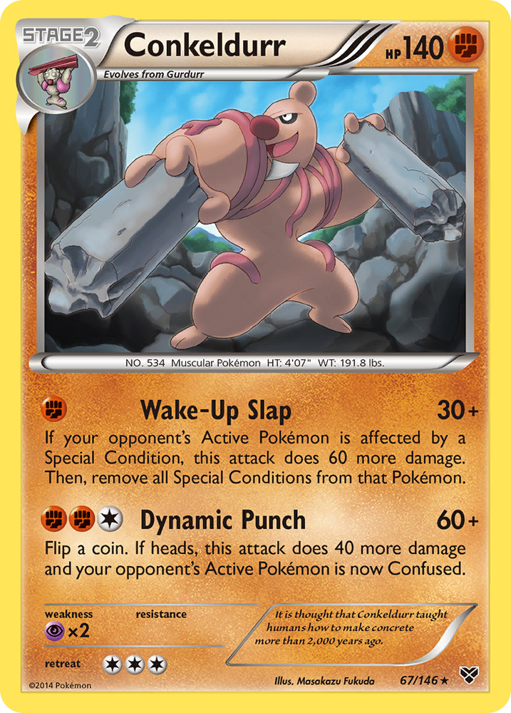 Conkeldurr (67/146) [XY: Base Set] Pokémon