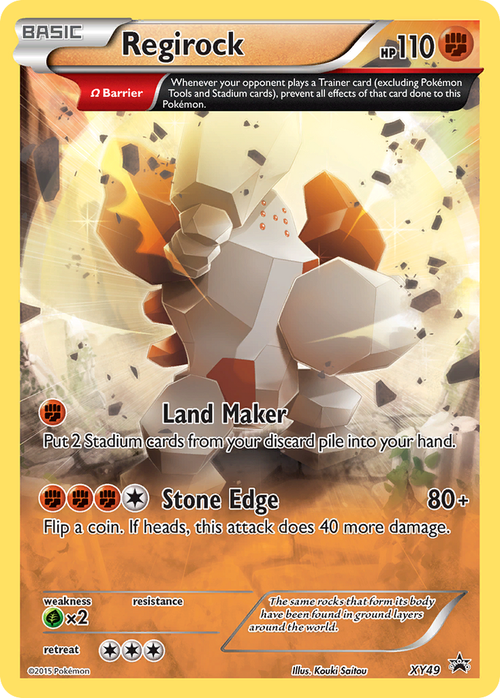 Regirock (XY49) [XY: Black Star Promos] Pokémon