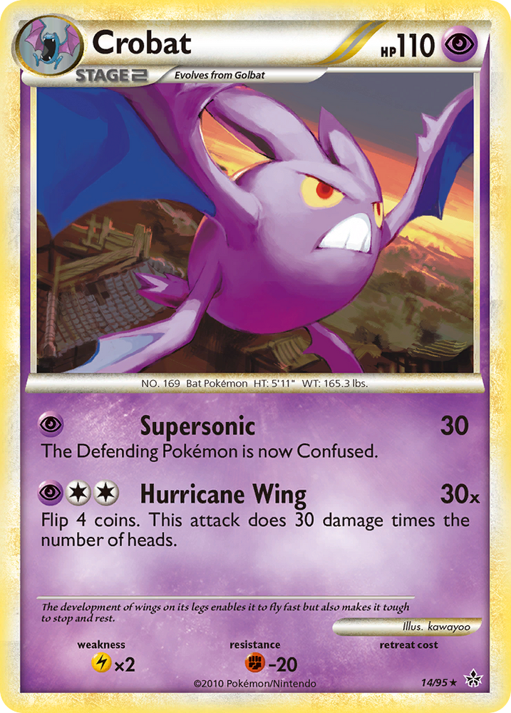 Crobat (14/95) [HeartGold & SoulSilver: Unleashed] Pokémon