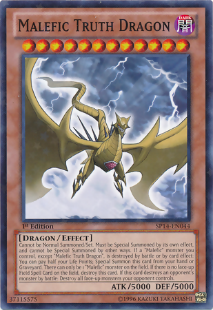 Malefic Truth Dragon [SP14-EN044] Starfoil Rare Yu-Gi-Oh!