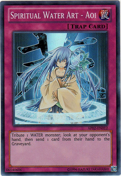 Spiritual Water Art - Aoi [AP02-EN012] Super Rare Yu-Gi-Oh!