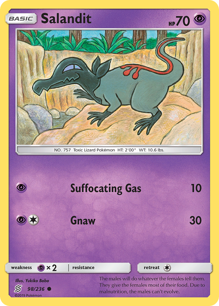 Salandit (98/236) [Sun & Moon: Unified Minds] Pokémon
