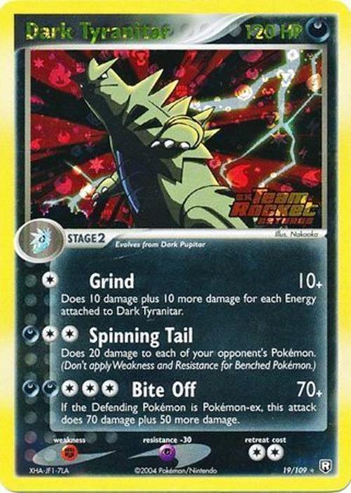 Dark Tyranitar (19/109) (Stamped) [EX: Team Rocket Returns] Pokémon