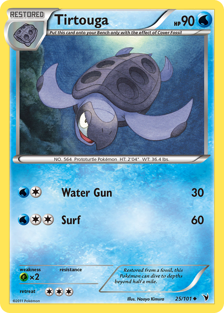 Tirtouga (25/101) [Black & White: Noble Victories] Pokémon