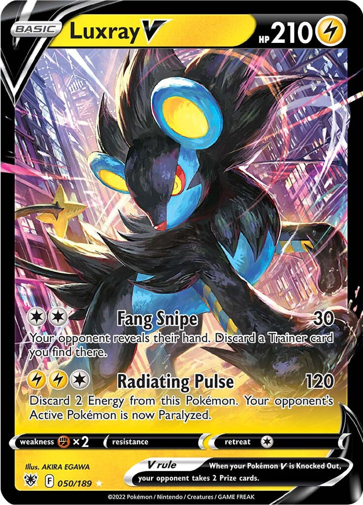 Luxray V (050/189) [Sword & Shield: Astral Radiance] Pokémon