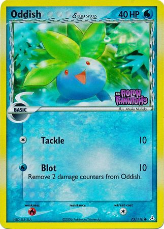 Oddish (73/110) (Delta Species) (Stamped) [EX: Holon Phantoms] Pokémon