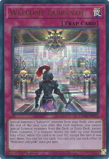 Welcome Labrynth [TAMA-EN023] Ultra Rare Yu-Gi-Oh!