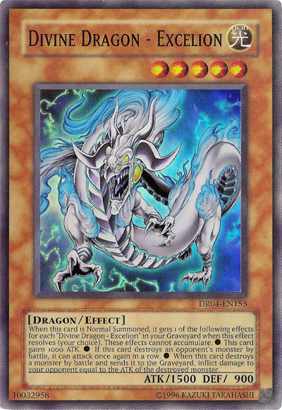Divine Dragon - Excelion [DR04-EN153] Super Rare Yu-Gi-Oh!