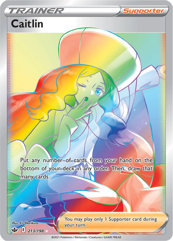 Caitlin (213/198) [Sword & Shield: Chilling Reign] Pokémon