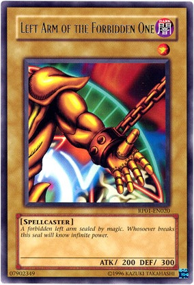 Left Arm of the Forbidden One [RP01-EN020] Rare Yu-Gi-Oh!