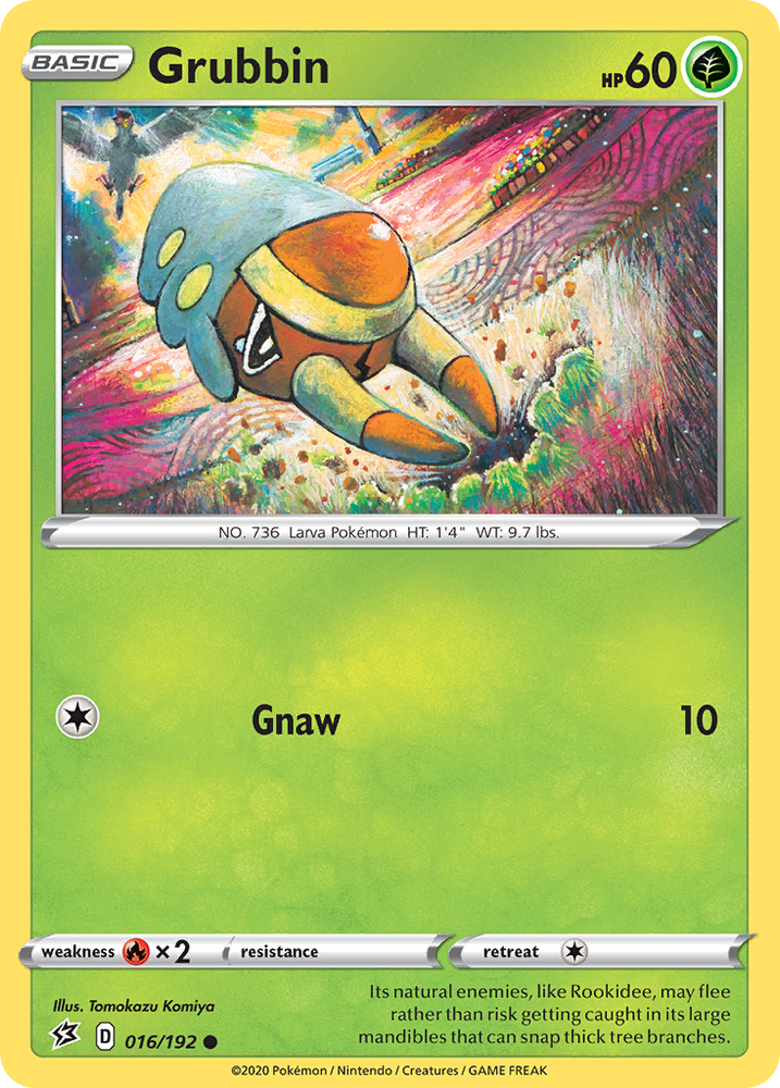 Grubbin (016/192) [Sword & Shield: Rebel Clash] Pokémon
