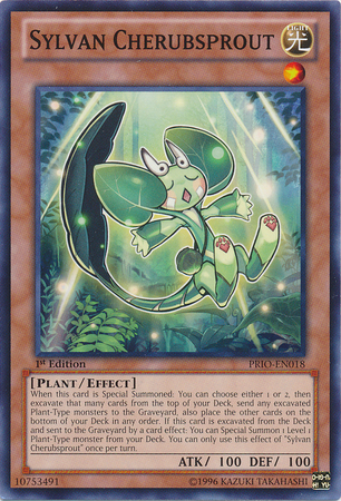 Sylvan Cherubsprout [PRIO-EN018] Common Yu-Gi-Oh!