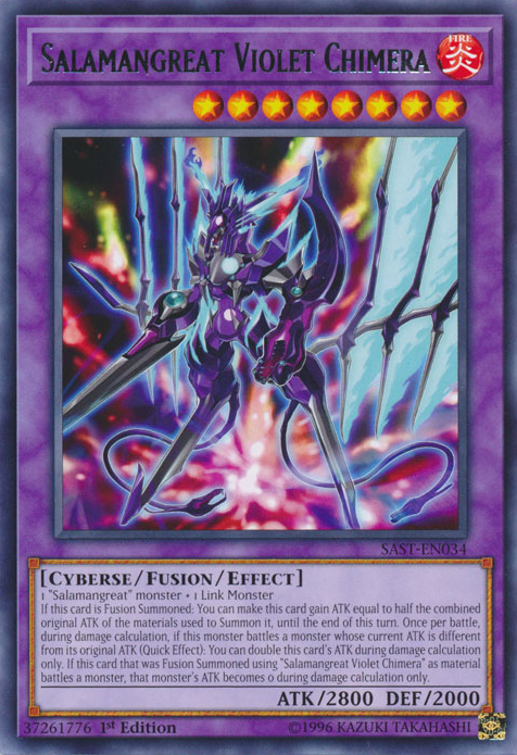 Salamangreat Violet Chimera [SAST-EN034] Rare Yu-Gi-Oh!