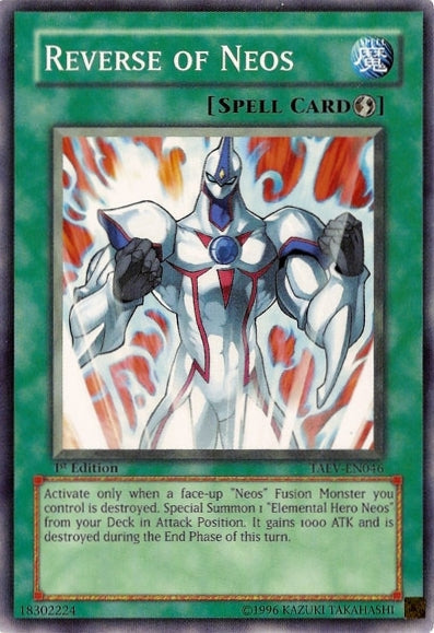 Reverse of Neos [TAEV-EN046] Common Yu-Gi-Oh!
