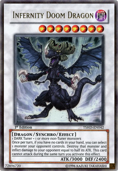 Infernity Doom Dragon [TSHD-EN042] Ultra Rare Yu-Gi-Oh!