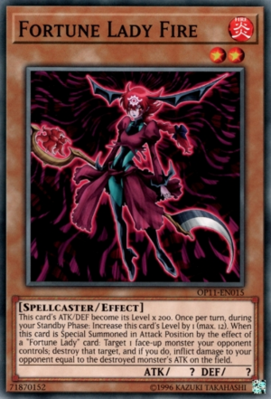 Fortune Lady Fire [OP11-EN015] Common Yu-Gi-Oh!