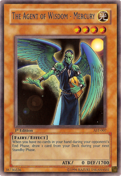 The Agent of Wisdom - Mercury [AST-007] Rare Yu-Gi-Oh!