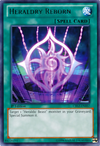 Heraldry Reborn [CBLZ-EN057] Rare Yu-Gi-Oh!