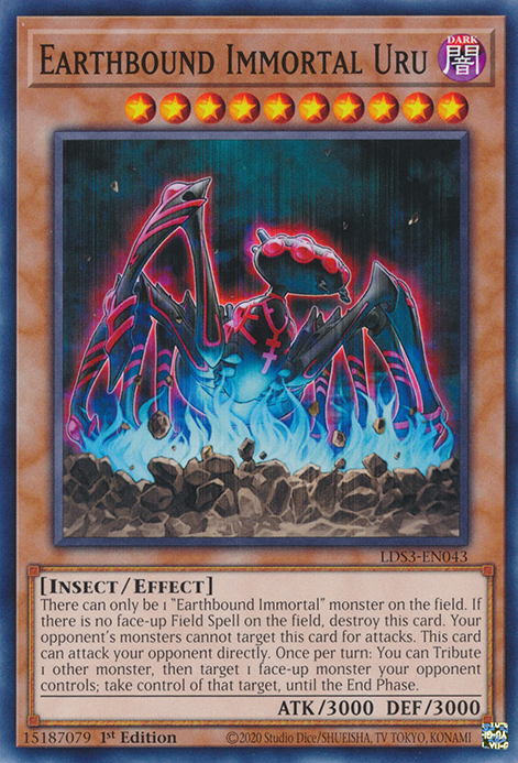 Earthbound Immortal Uru [LDS3-EN043] Common Yu-Gi-Oh!