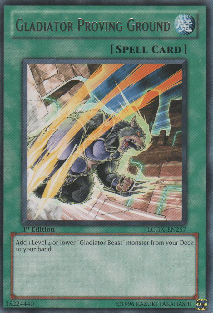 Gladiator Proving Ground [LCGX-EN257] Rare Yu-Gi-Oh!