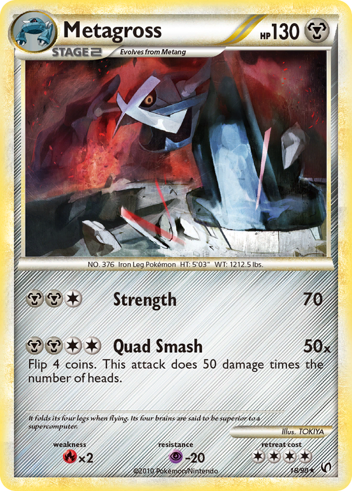 Metagross (18/90) [HeartGold & SoulSilver: Undaunted] Pokémon