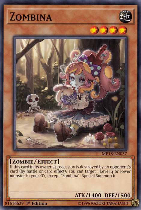 Zombina [MP18-EN057] Common Yu-Gi-Oh!