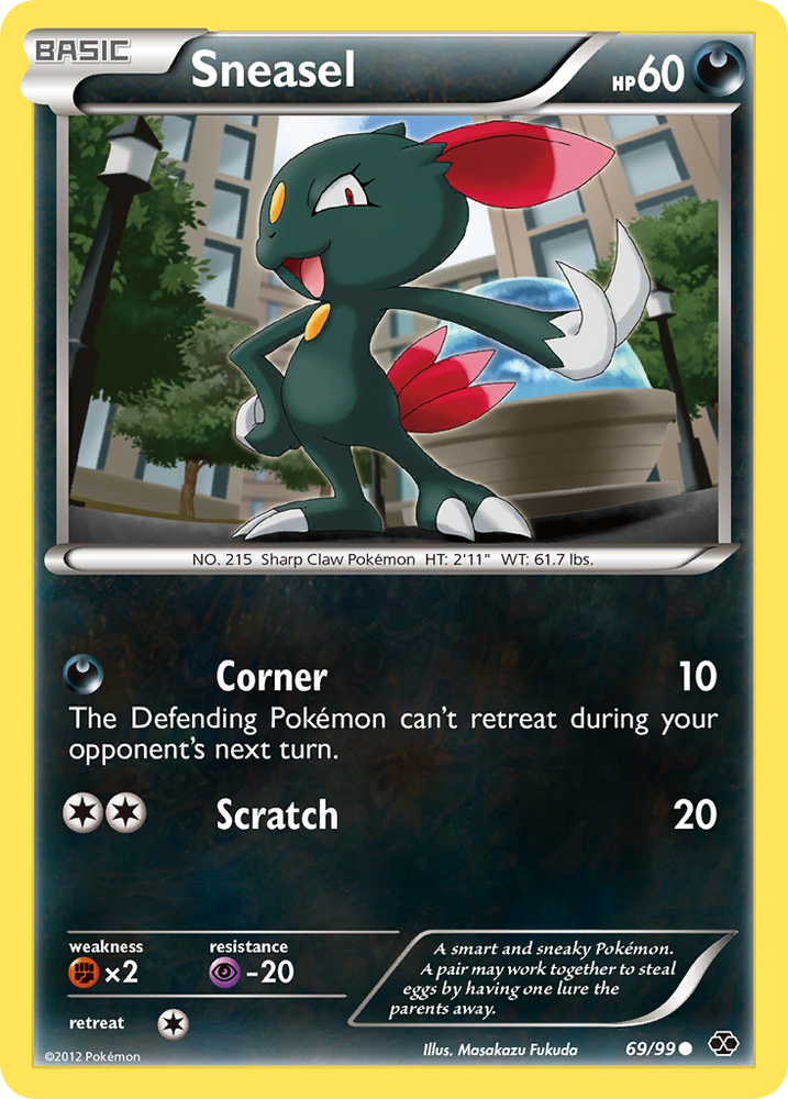 Sneasel (69/99) [Black & White: Next Destinies] Pokémon