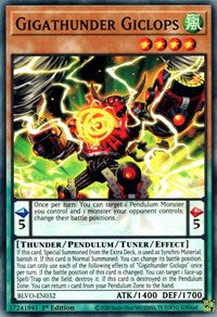 Gigathunder Giclops [BLVO-EN032] Common Yu-Gi-Oh!