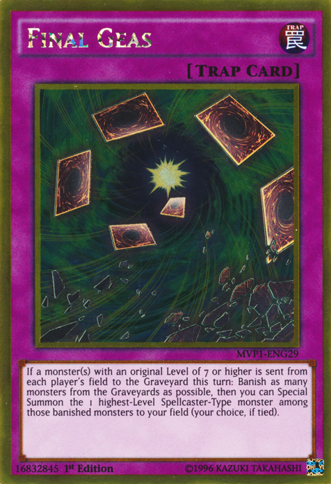 Final Geas [MVP1-ENG29] Gold Rare Yu-Gi-Oh!