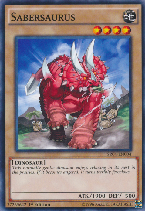Sabersaurus [SR04-EN004] Common Yu-Gi-Oh!