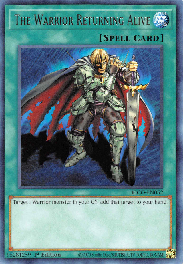 The Warrior Returning Alive [KICO-EN052] Rare Yu-Gi-Oh!