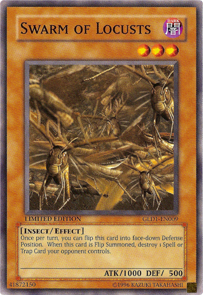 Swarm of Locusts [GLD1-EN009] Common Yu-Gi-Oh!