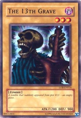 The 13th Grave [LOB-EN014] Common Yu-Gi-Oh!