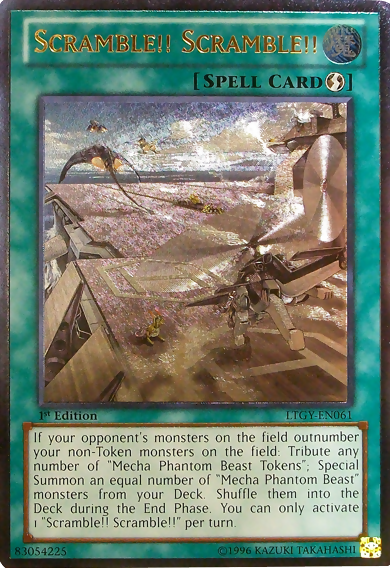Scramble!! Scramble!! [LTGY-EN061] Ultimate Rare Yu-Gi-Oh!