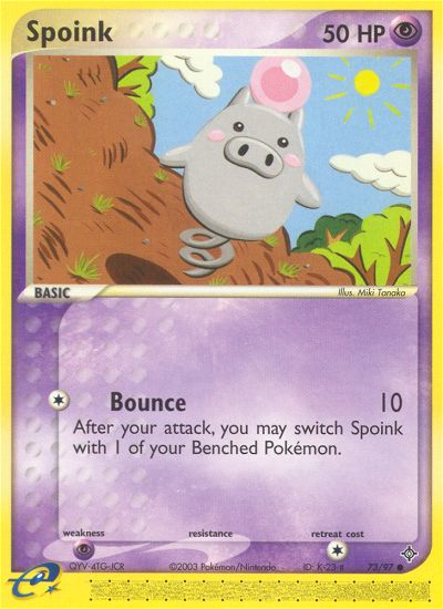 Spoink (73/97) [EX: Dragon] Pokémon