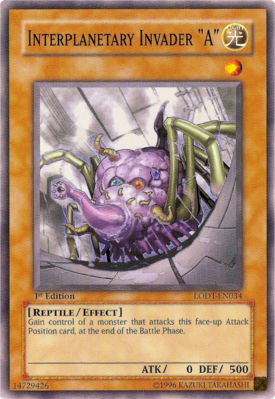 Interplanetary Invader 'A' [LODT-EN034] Common Yu-Gi-Oh!