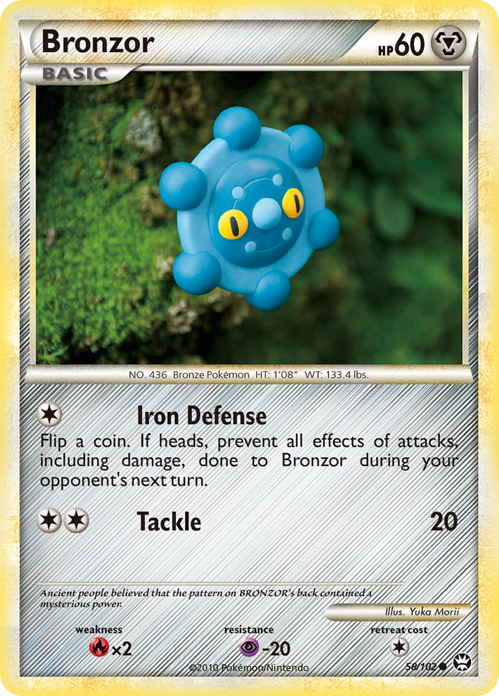 Bronzor (58/102) [HeartGold & SoulSilver: Triumphant] Pokémon