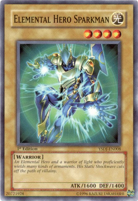 Elemental HERO Sparkman [YSDJ-EN008] Common Yu-Gi-Oh!