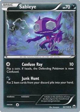 Sableye (62/108) (Darkrai Deck - Jason Klaczynski) [World Championships 2013] Pokémon