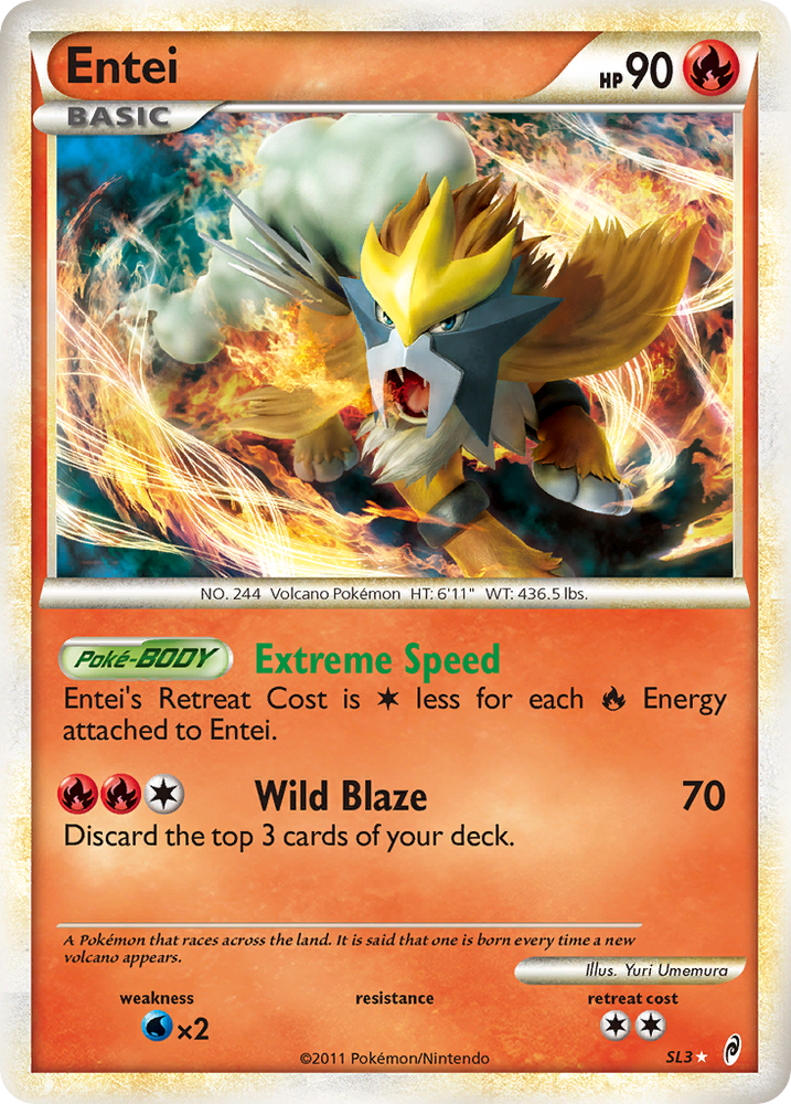 Entei (SL3) [HeartGold & SoulSilver: Call of Legends] Pokémon