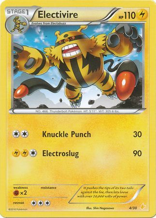 Electivire (4/30) [XY: Trainer Kit 3 - Pikachu Libre] Pokémon
