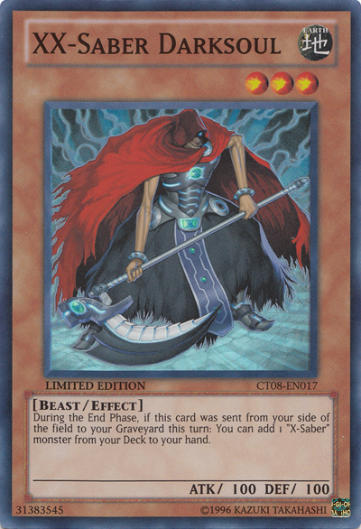 XX-Saber Darksoul [CT08-EN017] Super Rare Yu-Gi-Oh!