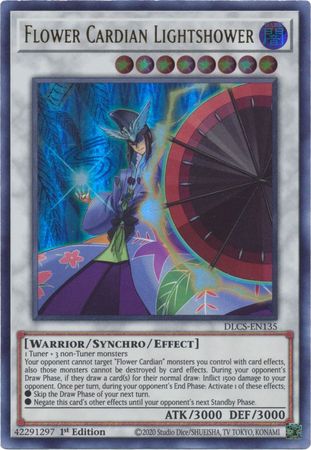 Flower Cardian Lightshower (Purple) [DLCS-EN135] Ultra Rare Yu-Gi-Oh!