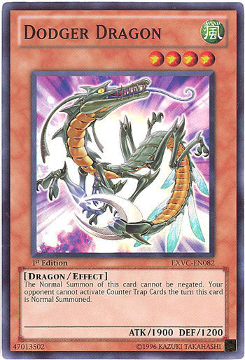 Dodger Dragon [EXVC-EN082] Super Rare Yu-Gi-Oh!