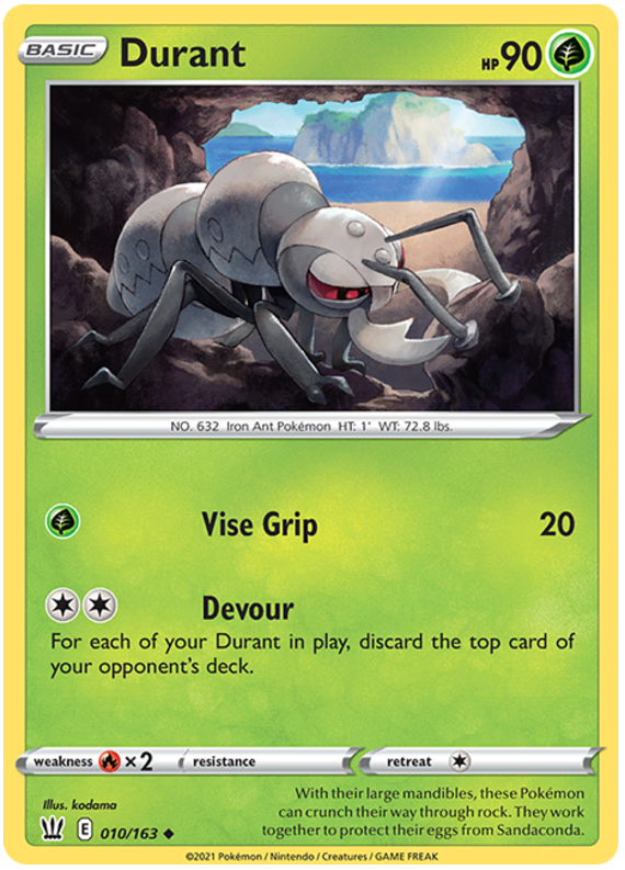 Durant (010/163) [Sword & Shield: Battle Styles] Pokémon