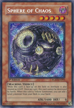 Sphere of Chaos [RGBT-EN093] Secret Rare Yu-Gi-Oh!
